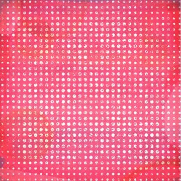Grunge pink dotted background. Stock Illustration