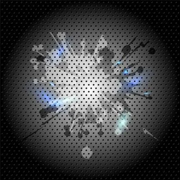 Grunge polygon texture pattern. Stock Illustration