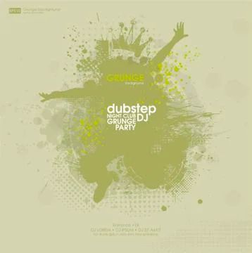 Grunge the poster Stock Illustration