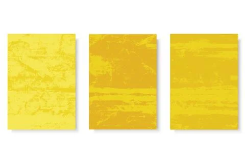 Grunge Posters Set Stock Illustration