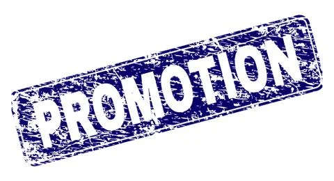 Grunge PROMOTION Framed Rounded Rectangle Stamp 스톡 일러스트