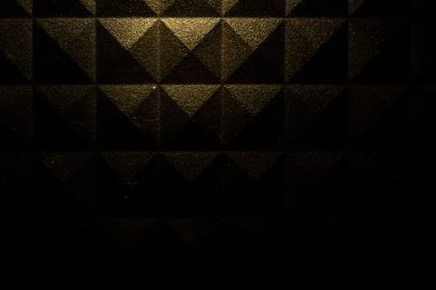 Grunge pyramid pattern background with light Stock Photos