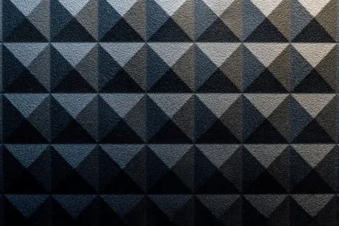 Grunge pyramid pattern background with light Stock Photos