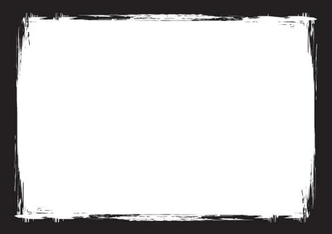 Grunge rectangle background. Isolated Vector Illustration Stock Illustration