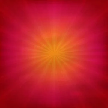 Grunge red and orange texture with sunburst Stock Illustration
