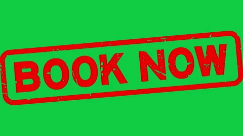 Grunge Red Book Now Rubber Seal Stamp Video Stock Footage 341349656