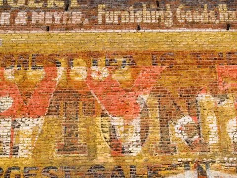 Grunge red brick wall Stock Photos