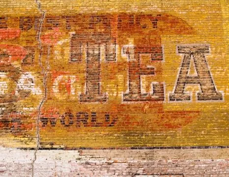 Grunge red brick wall Stock Photos
