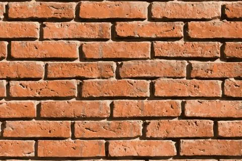Grunge red brown texture as brick wall shape background (Vector). Use for dec Stock Illustration