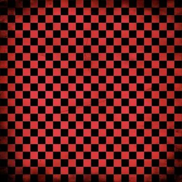 Grunge red checker board Stock Illustration