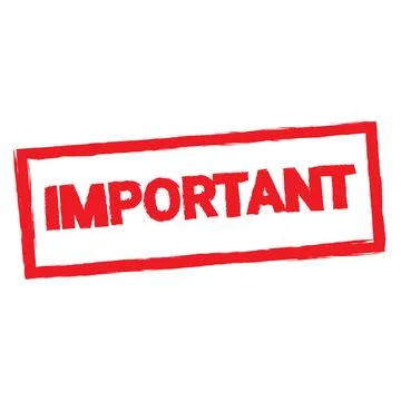 Grunge Red IMPORTANT Rubber Stamp Badge Vector Illustration. 库存插图