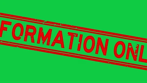 Grunge red information only word square rubber seal stamp zoom on green backg Stock Footage 162244231