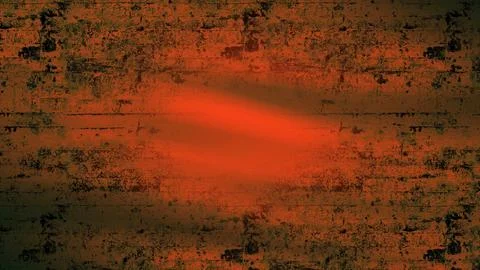 Grunge red rust textured wall industrial background Stock Illustration