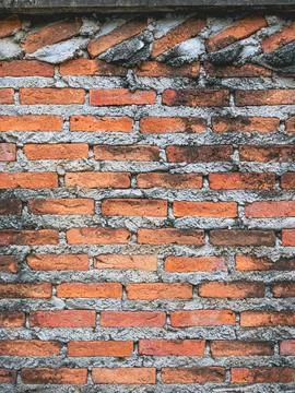 Grunge Retro brick wall texture background. Foto stock