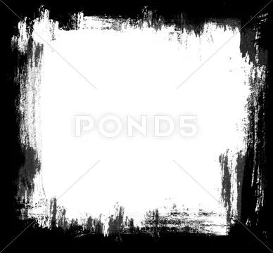 Grunge retro style frame for your projects Stock Illustration
