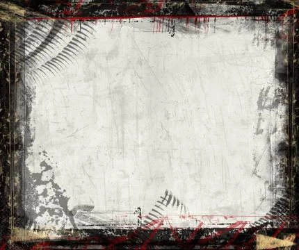 Grunge retro style frame for your projects Stock Illustration