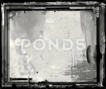 Grunge retro style frame for your projects Stock Illustration