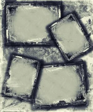 Grunge retro style frame for your projects Stock Illustration