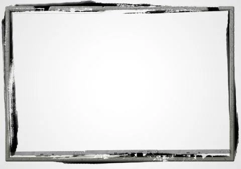 Grunge retro style frame for your projects Illustrazione stock