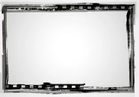 Grunge retro style frame for your projects Stock Illustration