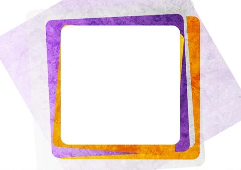 Grunge retro tech abstract minimal background with squares Illustrazione stock
