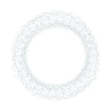Grunge ring or circle, dust circle for you design. Stock Vector illustration Illustrazione stock