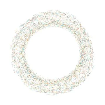 Grunge ring or circle, dust circle for you design. Stock Vector illustration Stock Illustration