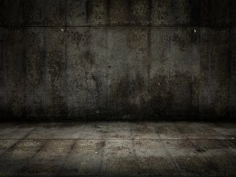 Grunge room Stock Illustration