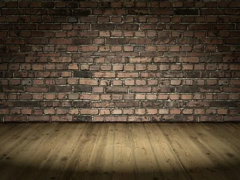 Grunge room Stock Illustration