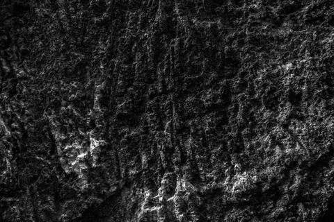 Grunge Rough structure. Black texture. Stone background. Dark marble. Rock te Stock Photos