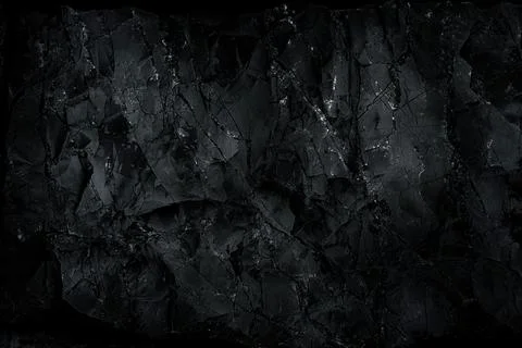 Grunge Rough structure. Black texture. Stone background. Dark marble. Rock te Stock Photos