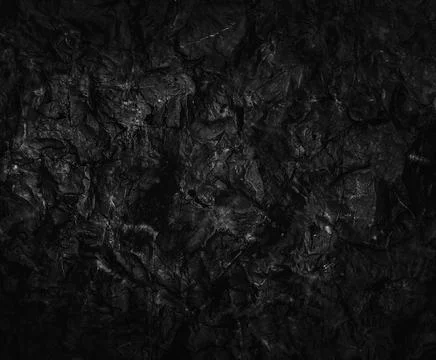 Grunge Rough structure. Black texture. Stone background. Dark marble. Rock te Stock Photos
