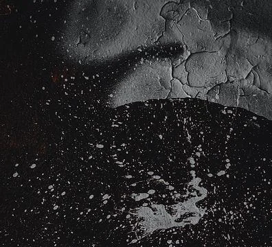 Grunge Rough structure. Black texture. Stone background. Dark marble. Rock te Stock Photos