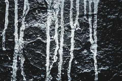 Grunge Rough structure. Black texture. Stone background. Dark marble. Rock te Stock Photos