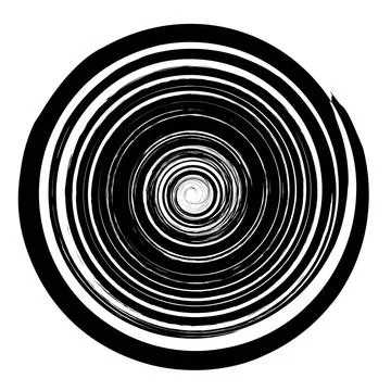 Grunge Round Pattern Isolated on White Background Grunge Round Pattern Iso... Stock Photos