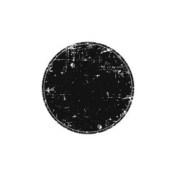 Grunge round post stamp vector. Stock Illustration