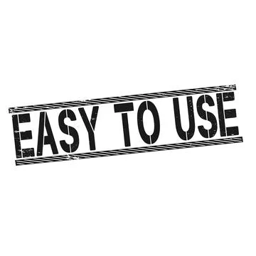 Grunge rubber stamp with text Easy To Use,vector illustration Stock Illustration