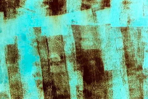 Grunge rusty background with green color Stock Illustration