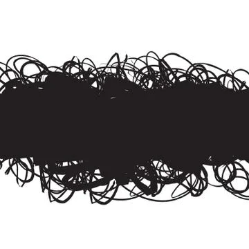 Grunge Scribble Background Stock Illustration
