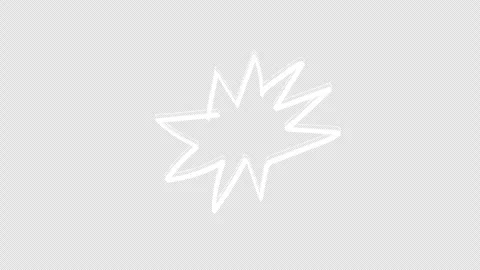 Grunge Scribble Element On Alpha 02 Stock Footage 343097142
