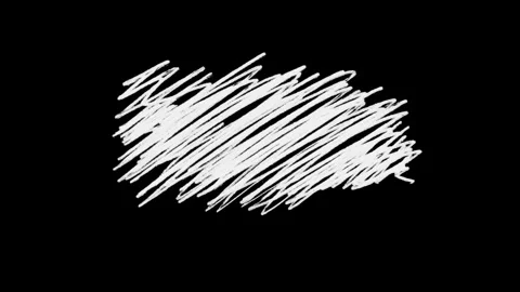 Grunge Scribble Line Animation.  Stock Footage 299919514