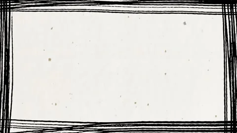 Grunge scribbled line frame: white and black 動画素材 310357579