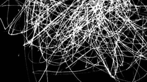 Grunge Scribbles for a motion-stop Sketch Stock-Footage 35060028