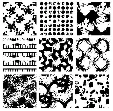 Grunge seamless backgrounds Stock Illustration
