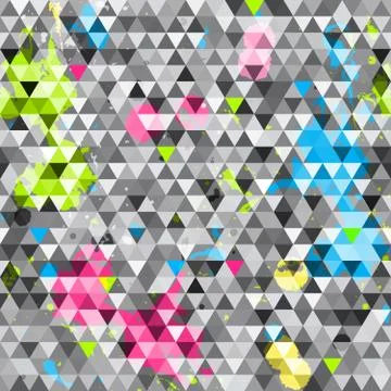 Grunge seamless pattern Stock Illustration