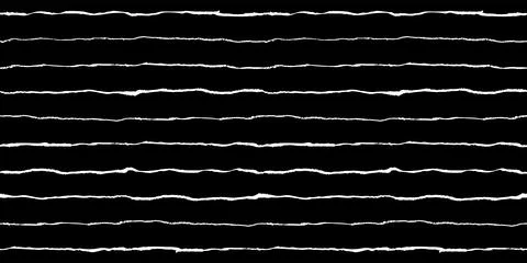 Grunge seamless pattern with stripes hand drawn with oil pastel crayon Stock Illustration