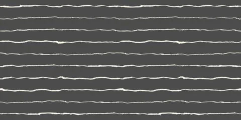 Grunge seamless pattern with stripes hand drawn with oil pastel crayon Illustrazione stock