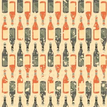 Grunge seamless texture wine Stock Illustration
