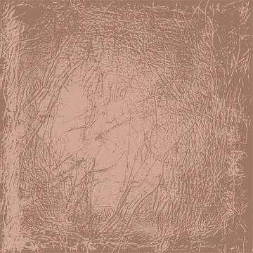Grunge shabby vector blank square template with leather texture Stock Illustration