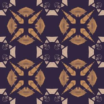 Grunge sharp angle seamless pattern イラスト素材